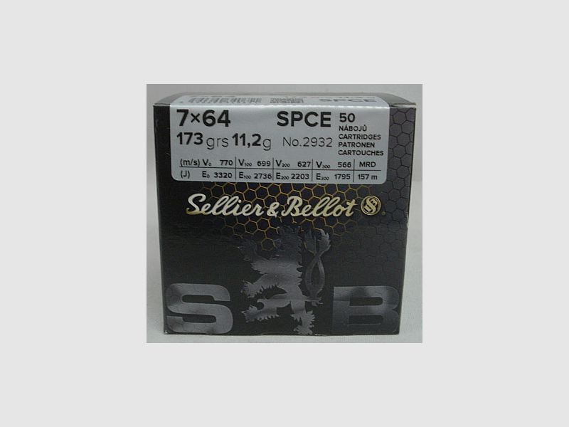7x64 SPCE-Target - 11.2g/173gr (a50)