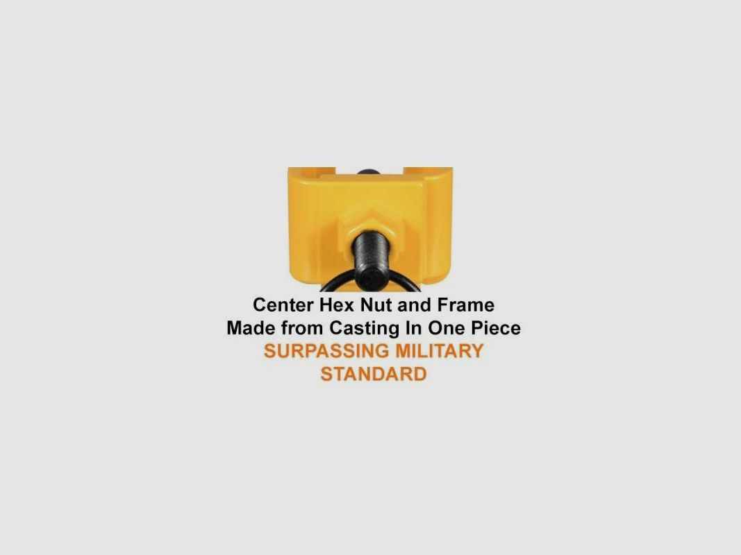 AR15 - Adaptateur pour cartouches à blanc jaune, image 2 sur 5