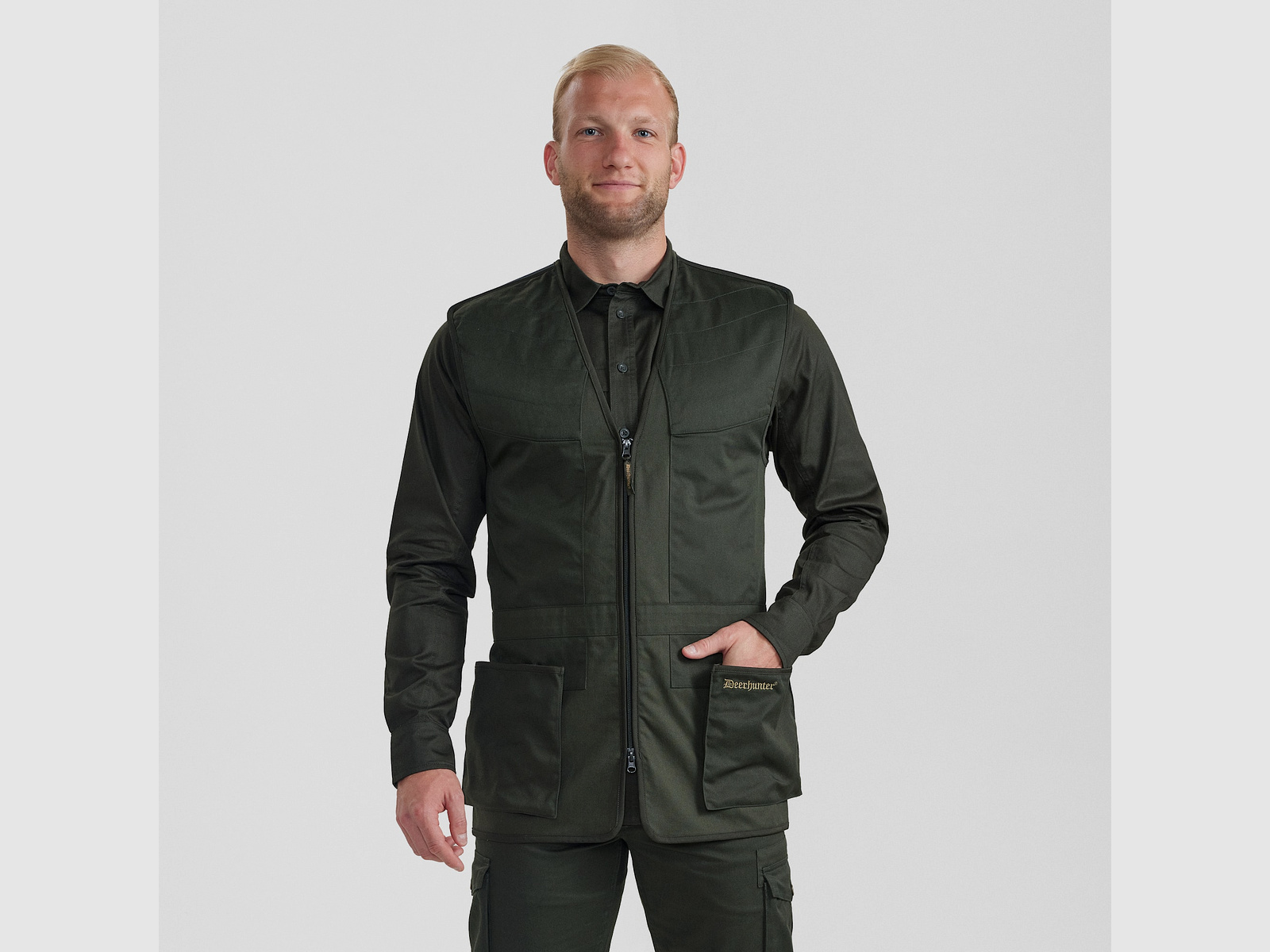 Deerhunter Atlas Shooting Waistcoat Timber 2XL