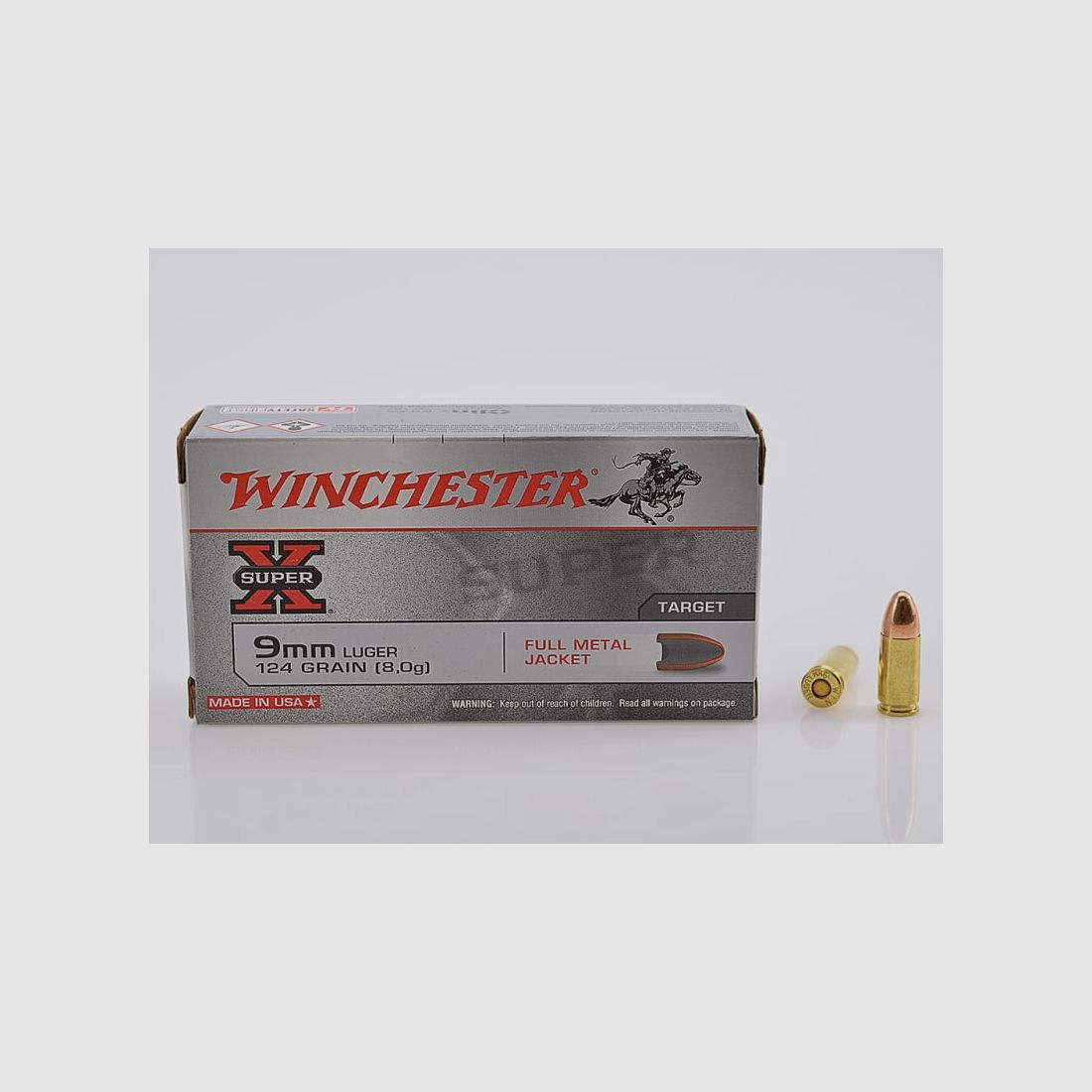 Winchester Super X 9×19 124 gr 1000 szt., zdjęcie 2 z 2