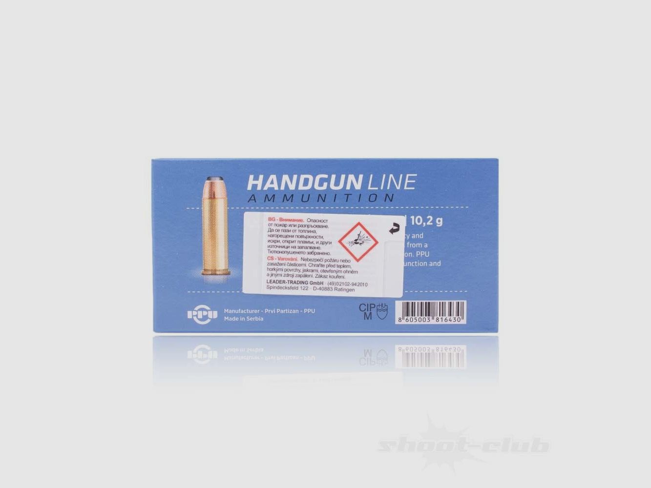 PPU - Prvi Partizan SJFP 158grs 50St .357Mag