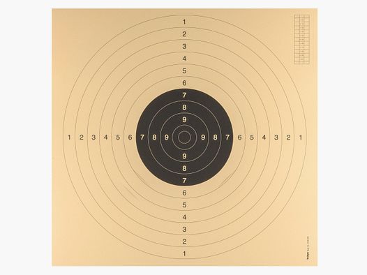 100 Cartoni di Bersagli Europ-Arm 55X53cm C50 con Intagli