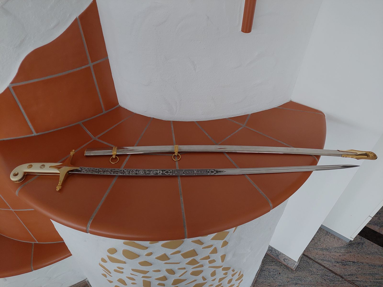 WKC saber / foil, USA, 24 karat gold-plated, price negotiable