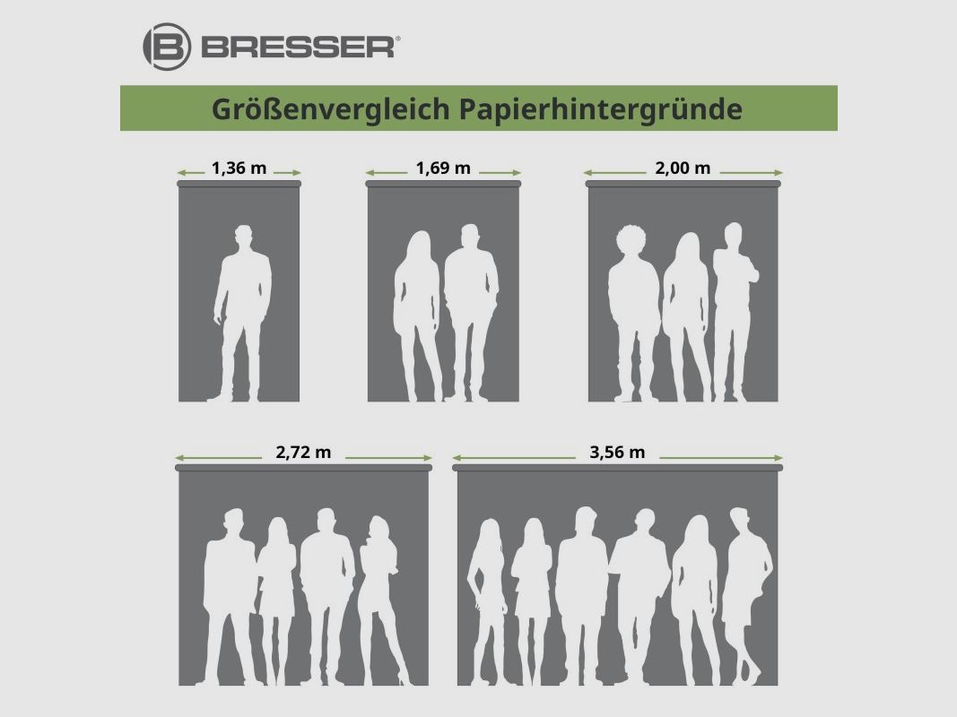 BRESSER SBP13 Papierhintergrund 2,72 x 11m Karminrot, Bild 3 von 7