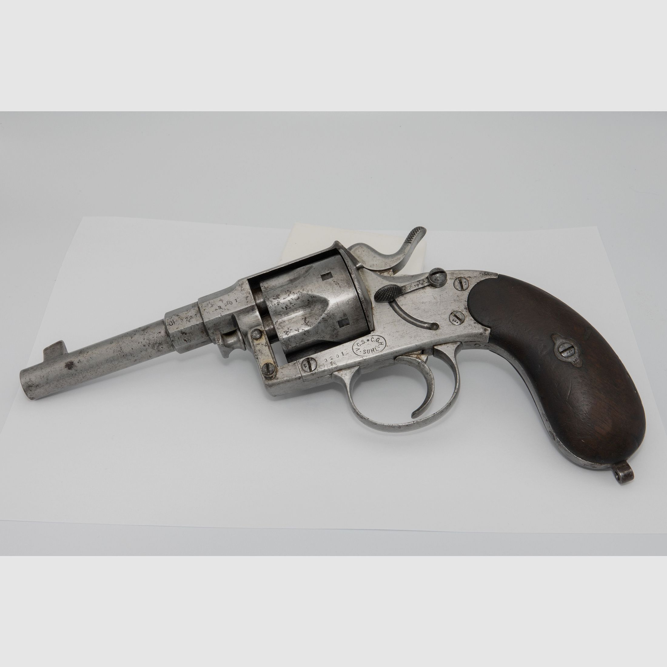 Reichsrevolver M 83 Suhl 10,55 mm Truppenstempel Bayern