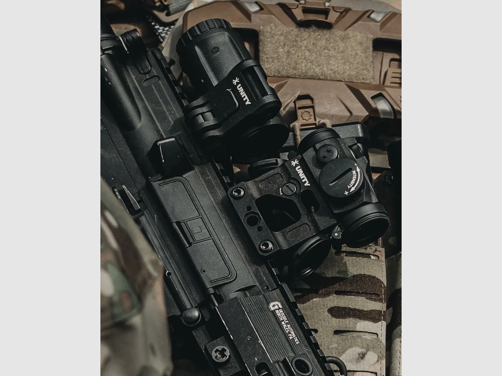 UNITY TACTICAL, FAST Aimpoint Micro-montage, FDE, afbeelding 2 van 3