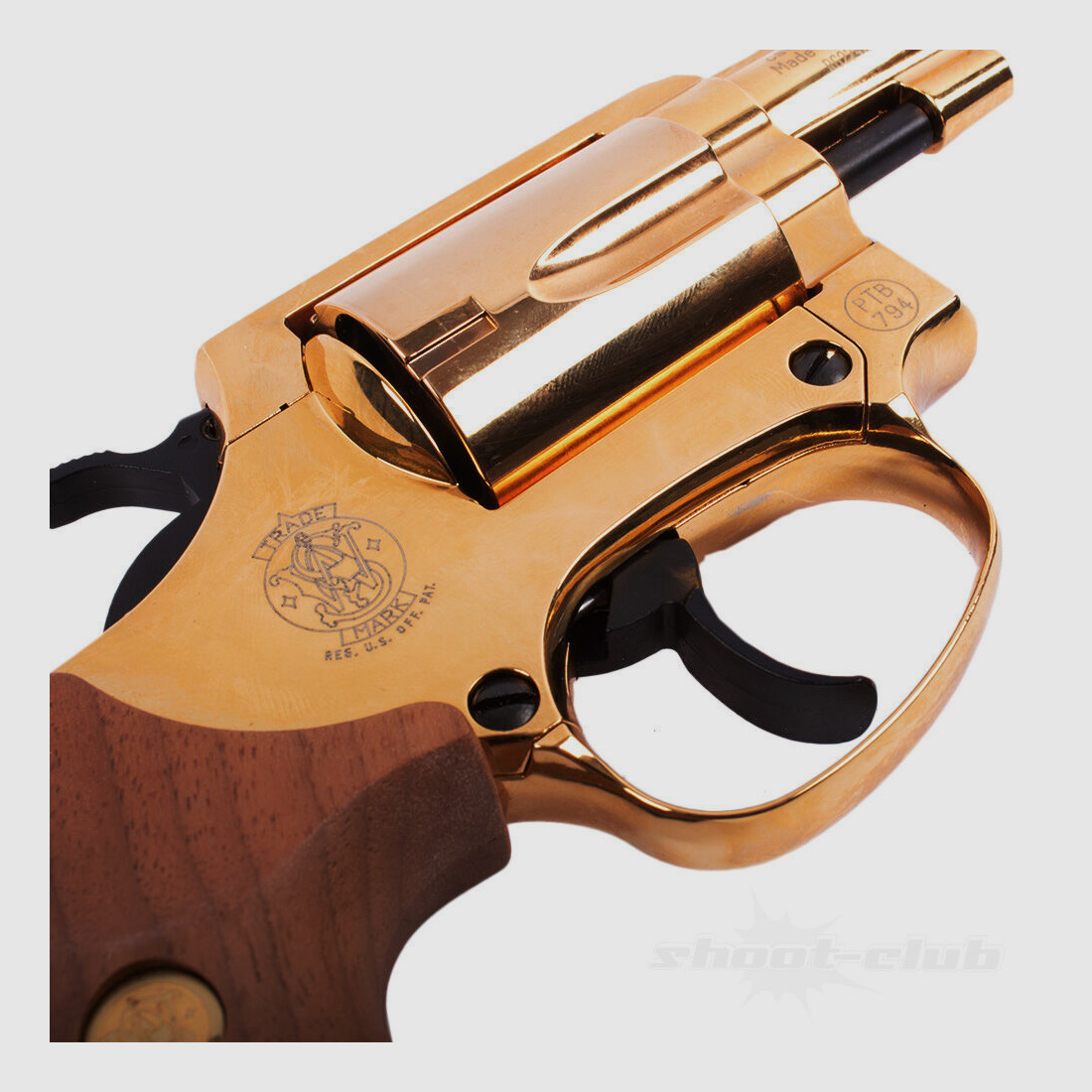 Smith & Wesson Chiefs Special Gold Schreckschuss Revolver 9 mm R.K.