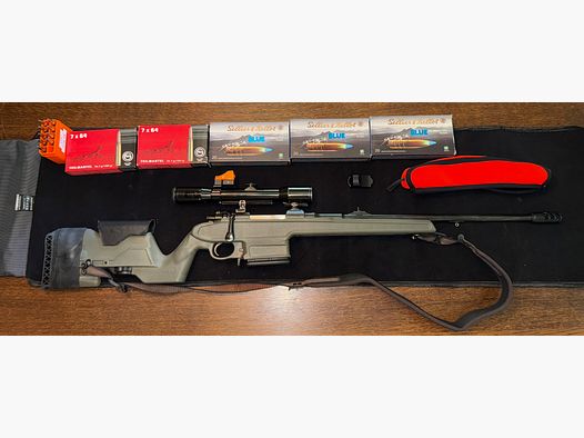 Heym 7x64 Hensoldt 1,5-6x36 Doctersight Archangel-Schaft inkl.Munition