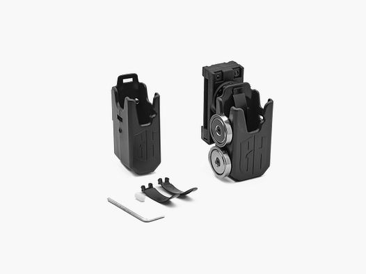 GHOST 360-G Etui na Magazyn z Podwójnym Magnesem, Kolor: Czerwony