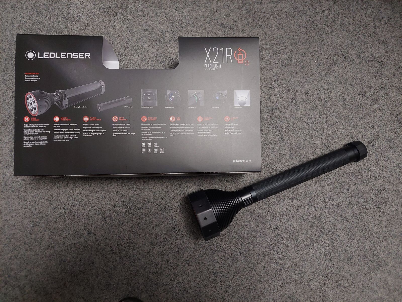 LED-Taschenlampe LENSER X21R 5000 LM 800 MT, Bild 2 von 2