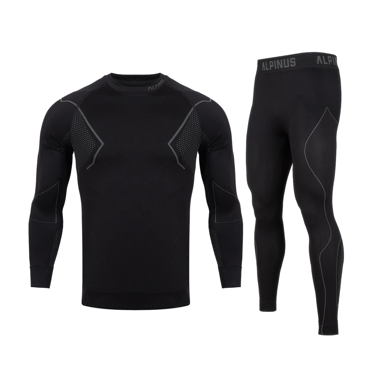 Alpinus Active Ensemble de sous-vêtements thermiques black