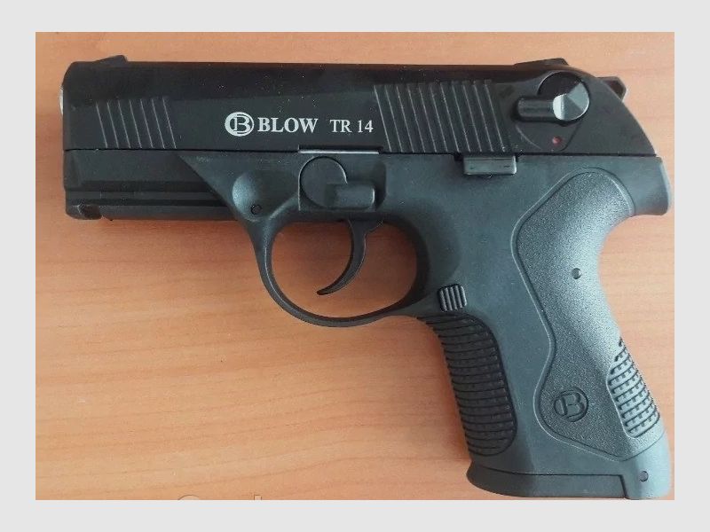BLOW TR14D Green Carrera RS 30 9mm P.A.K. blank firing pistol in modern sport pistol style