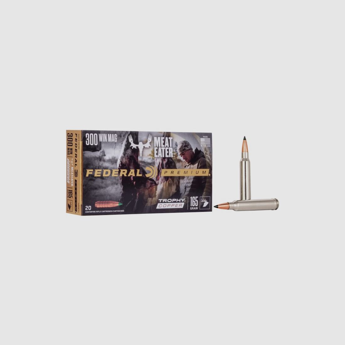 Federal Premium Trophy Copper .300 Win. Mag. 165GR 20 Patronen