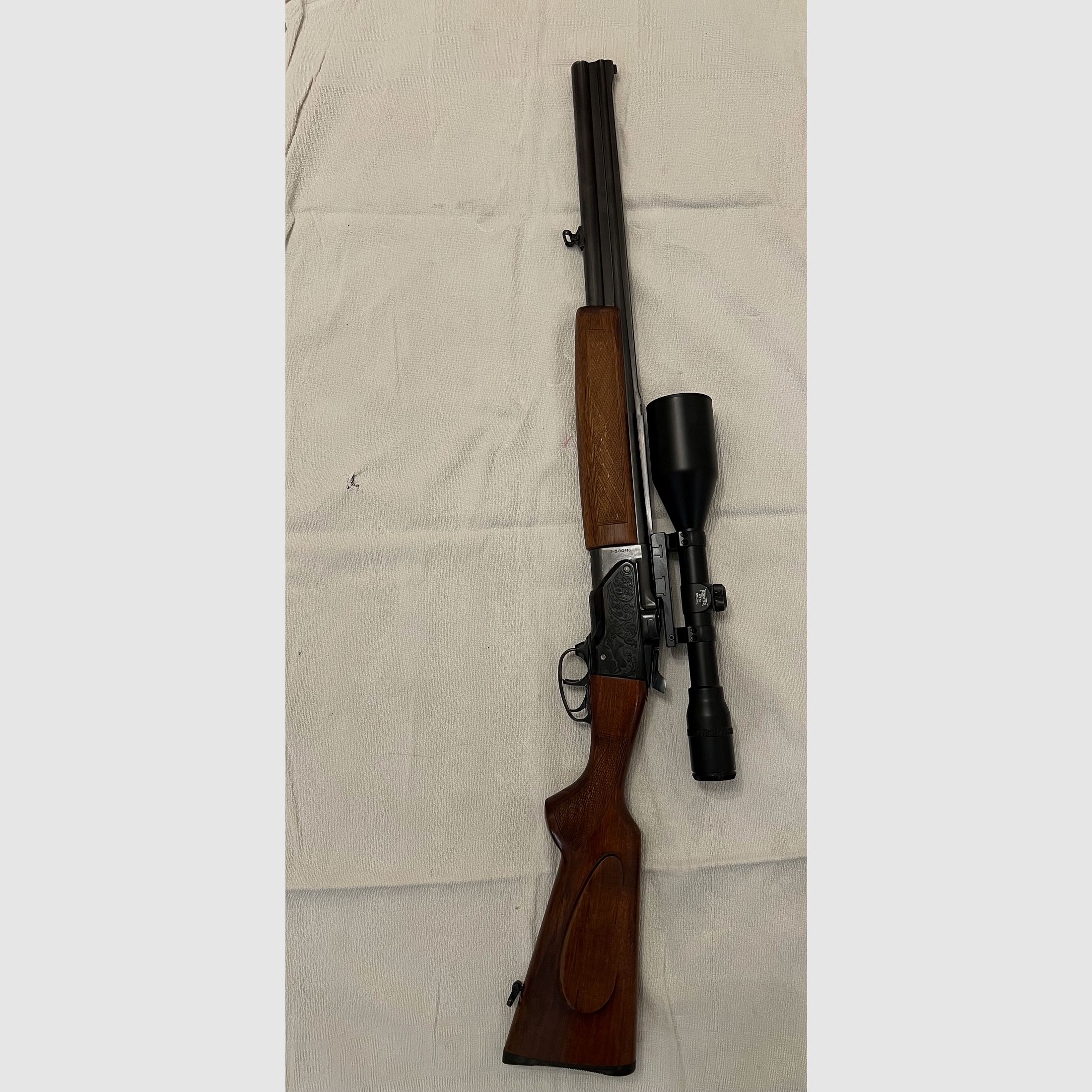 Bockbüchsflinte Bbf Zbrojovka BRNO ZH 307 Kaliber 12/70, .22Hornet ZF Lisenfeld 8x56 Spezial