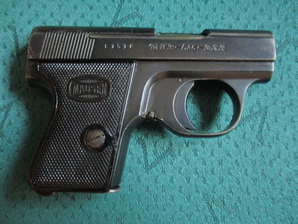 Pistole 6,35mm Mauser WTP II aus Sammlung	 WTP2