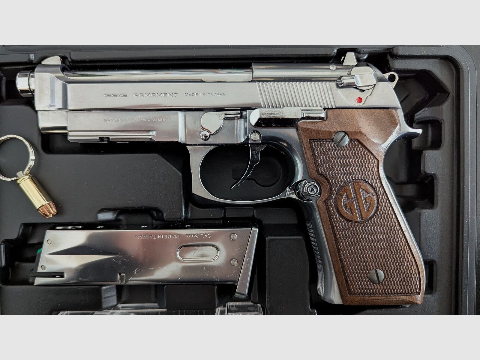 Beretta GPM92 GP2 Metal Version GBB Limited Edition Silver