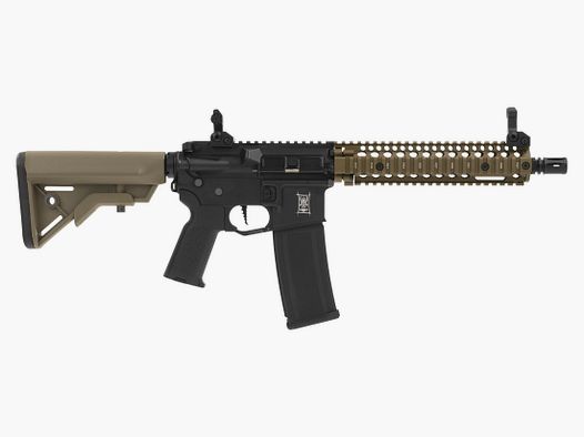 BUSHIDO JIN S-AEG mit ETU, FSWS&Speedtrigger, MapleLeaf HopUp-Gummi, TAN/BK
