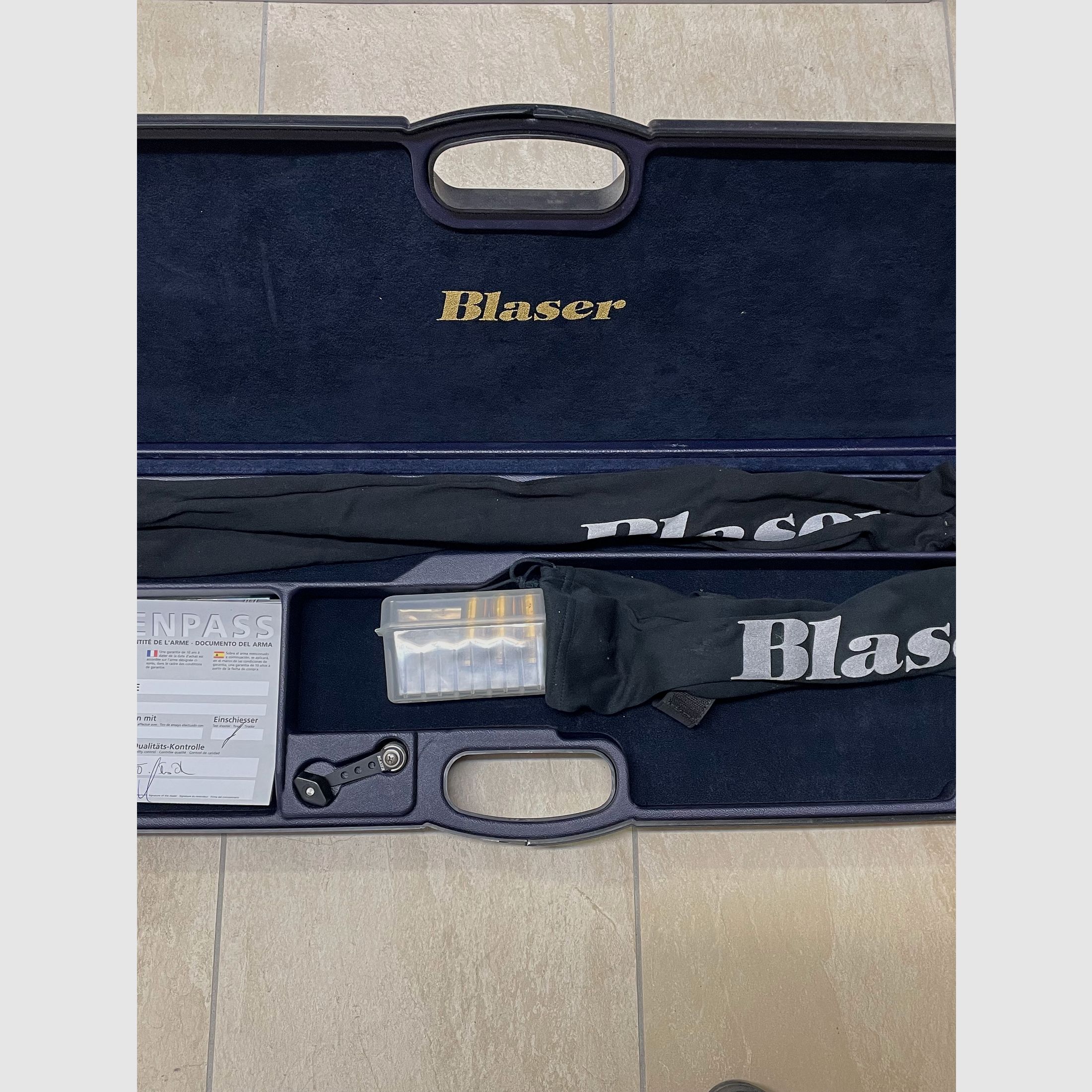 Blaser F3 Attache Game Bockdoppelflinte 12/76