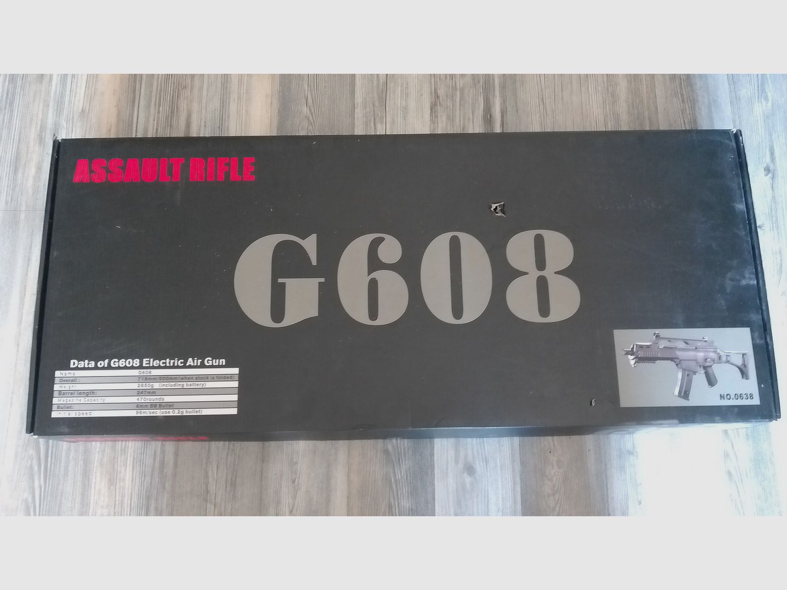 G36 Sturmgewehr Softair - Jing Gong Mod. 36C Komplettset S-AEG 6mm BB schwarz 