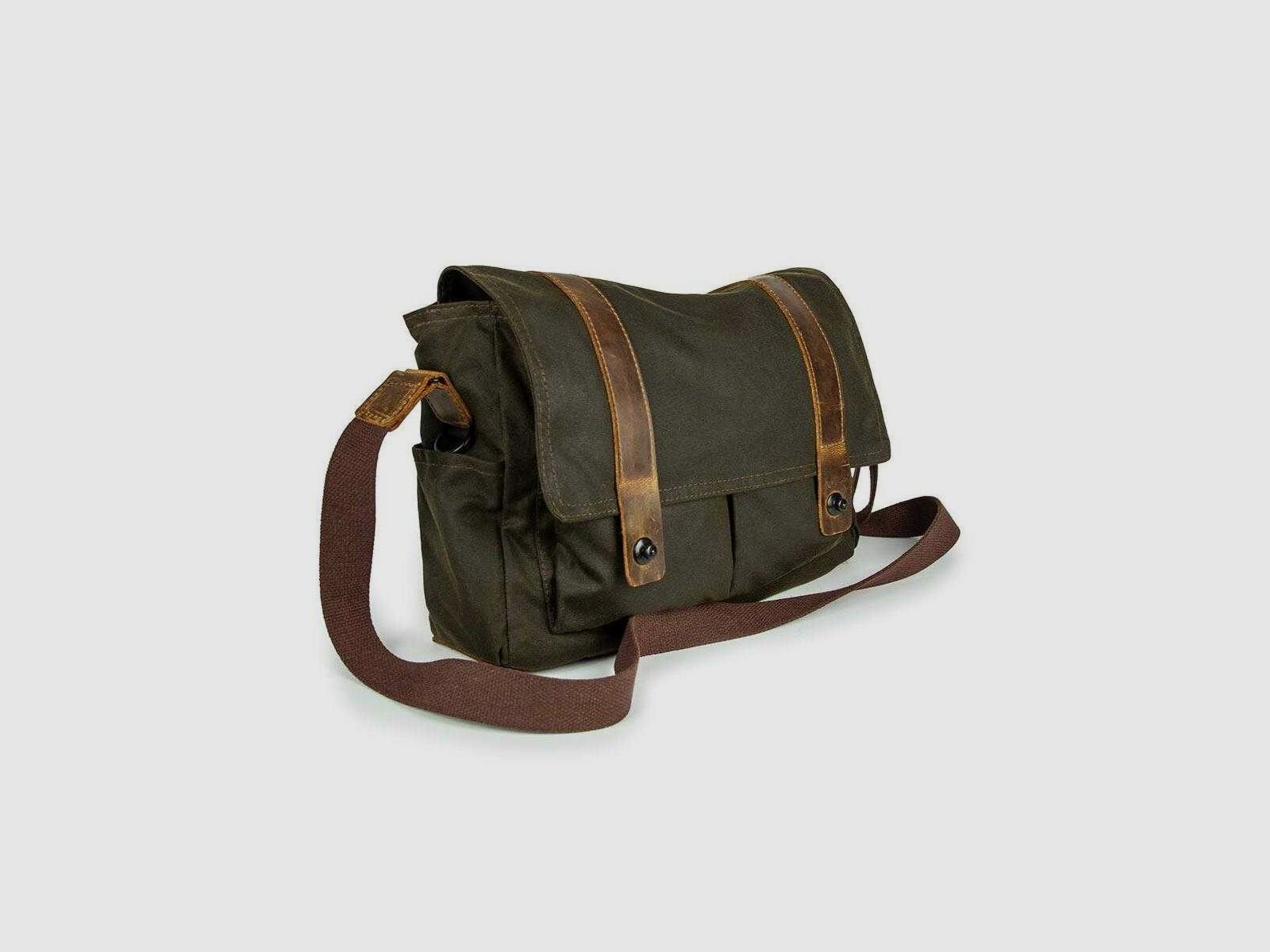 STEINKAUZ Waxcotton-Tasche „Fischland“, Wax-Oliv, Bild 3 von 8