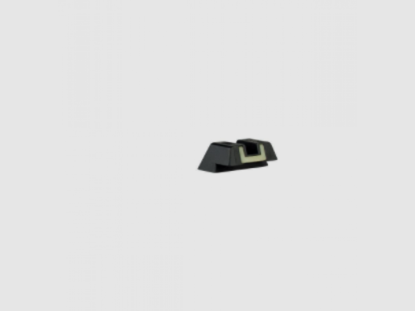 Glock mirino 6,9 acciaio, mirino notturno, luminescente, slim
