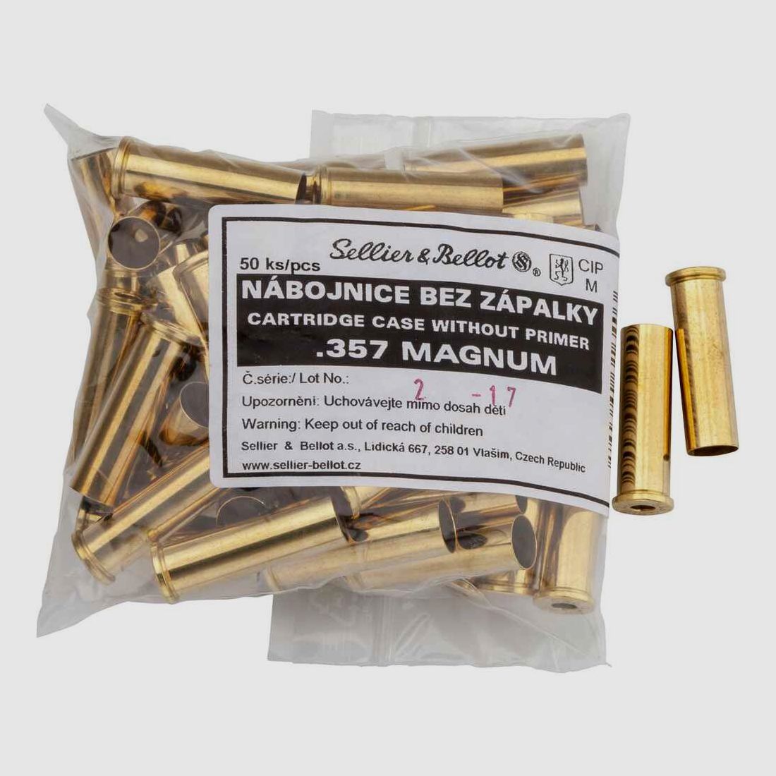 S&B .357 Mag. Cases 50 pcs