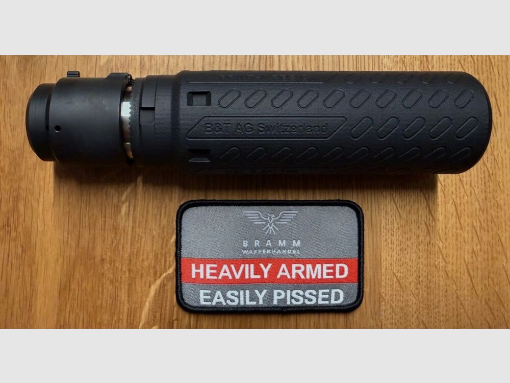 B&T AG Print-X RBS Compact, INCONEL, Noir CERAKOTE .308 Winchester NATO / Rotex-X