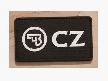 CZ PATCH 3D VELCRO CON LOGO NEGRO