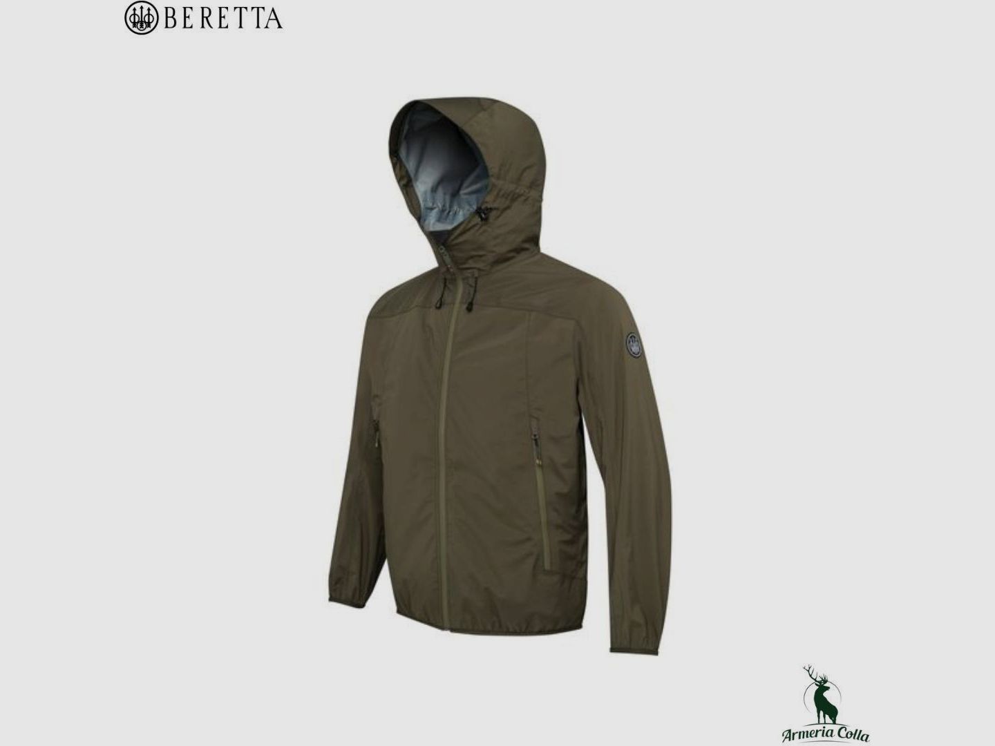 Beretta Giacca Impermeabile Chamois 3L Green Moss, immagine 1 di 2