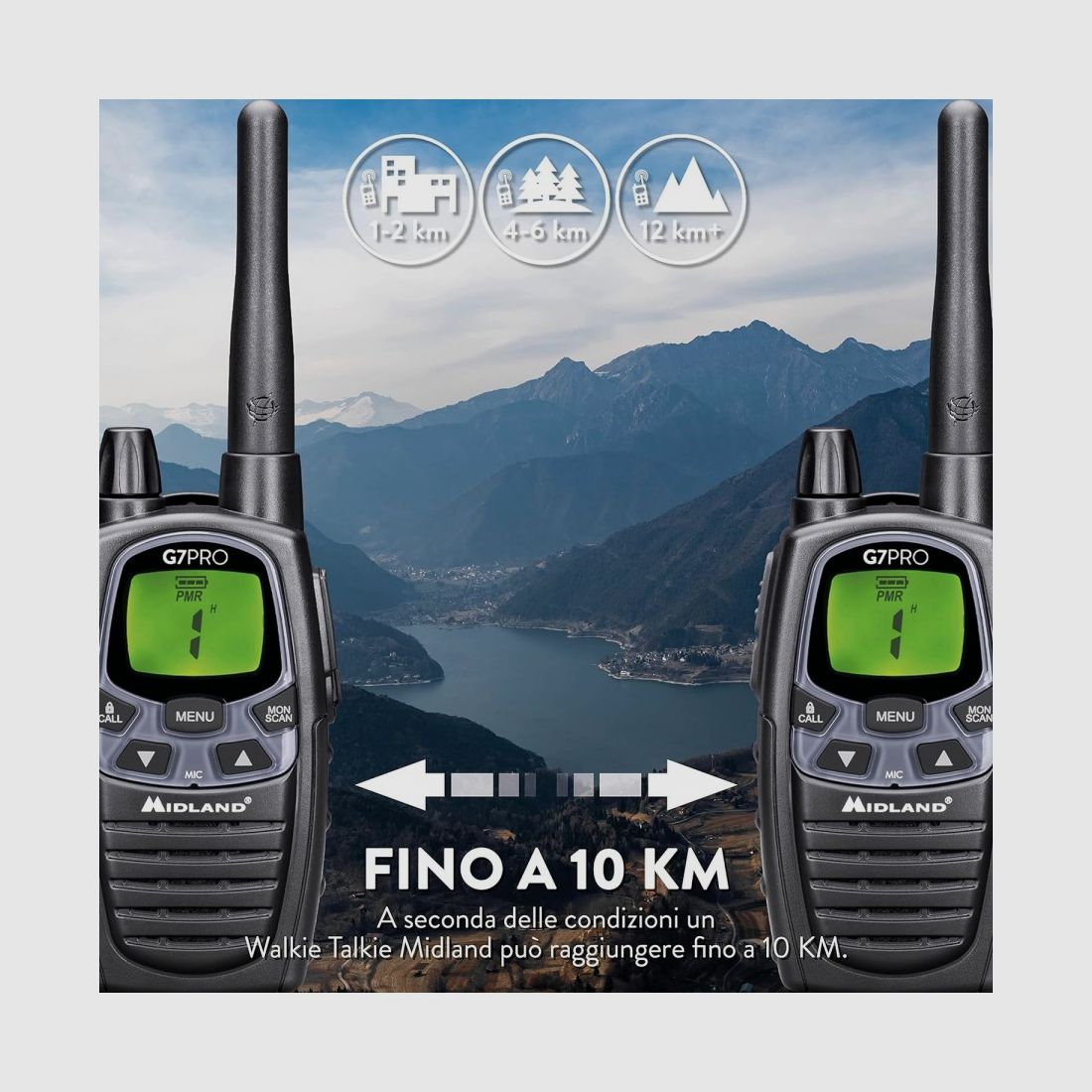 MIDLAND G7 PRO PMR466 16 Canales, imagen 5 de 5
