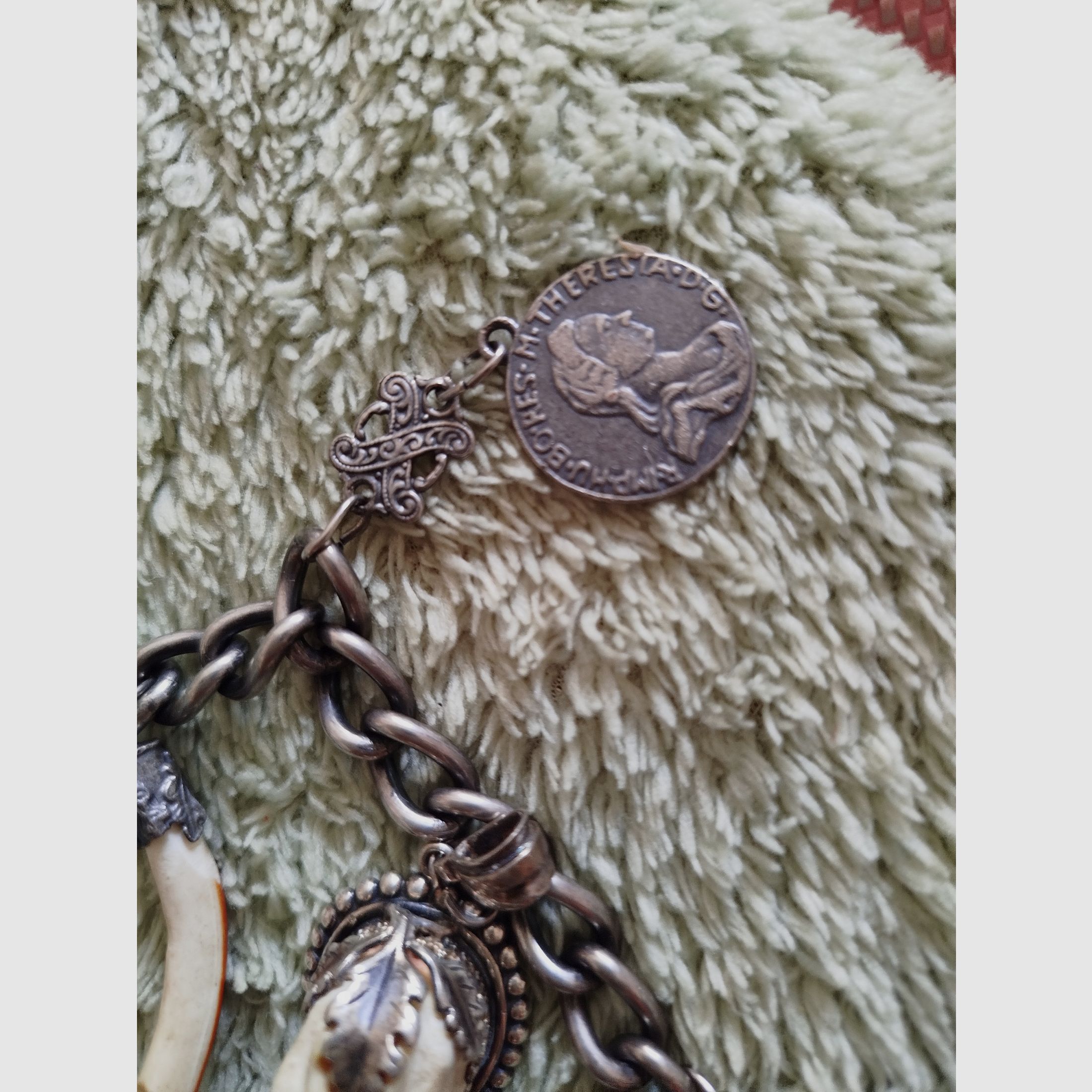 Zilveren Charivari 10 delen allemaal zilver, afbeelding 7 van 9