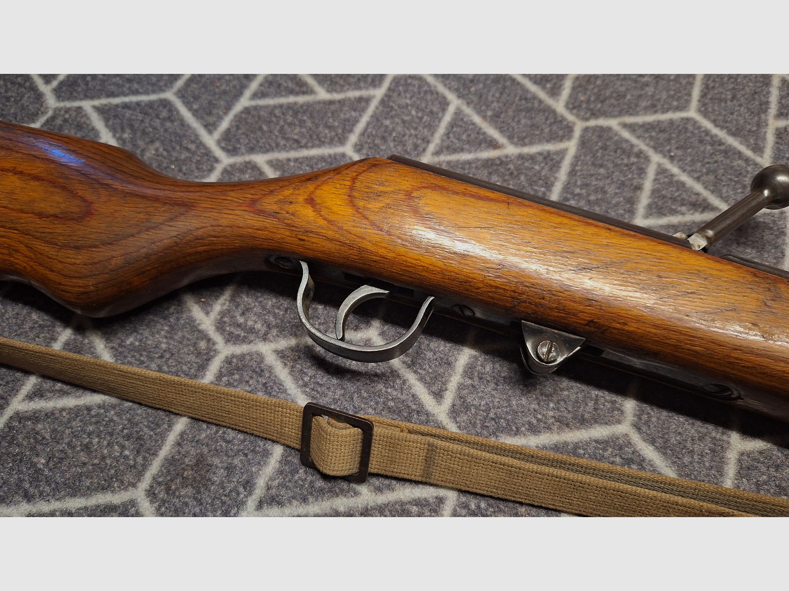 Haenel Suhl Sport Modell 49a (no 310) con correa, funda y cargador de 12!