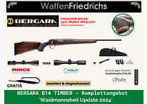 Bergara B14 Timber | "Waidmannsheil" Aggiornamento 2024 Set Completo per Giovani Cacciatori - WaffenFriedrichs