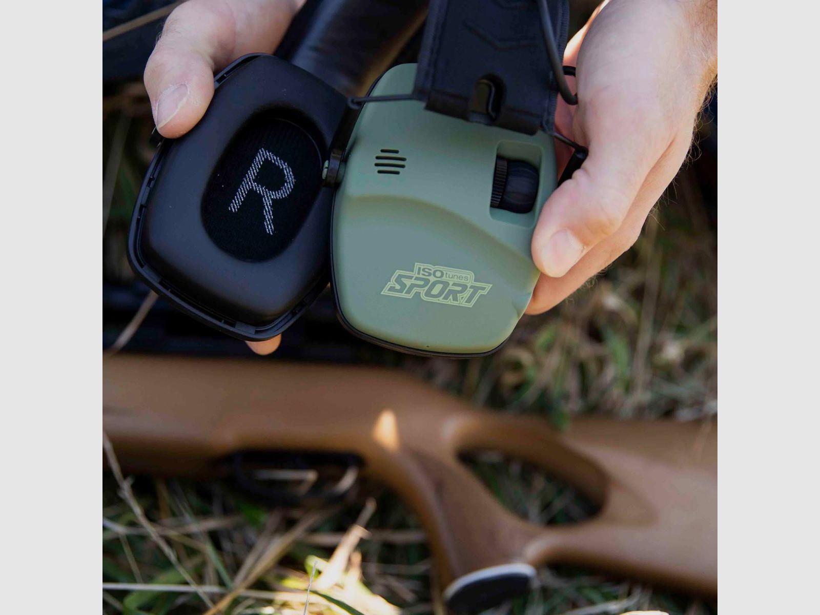 ISOTUNES Sport Defy Slim Ochrona Słuchu z Bluetooth / Zielony