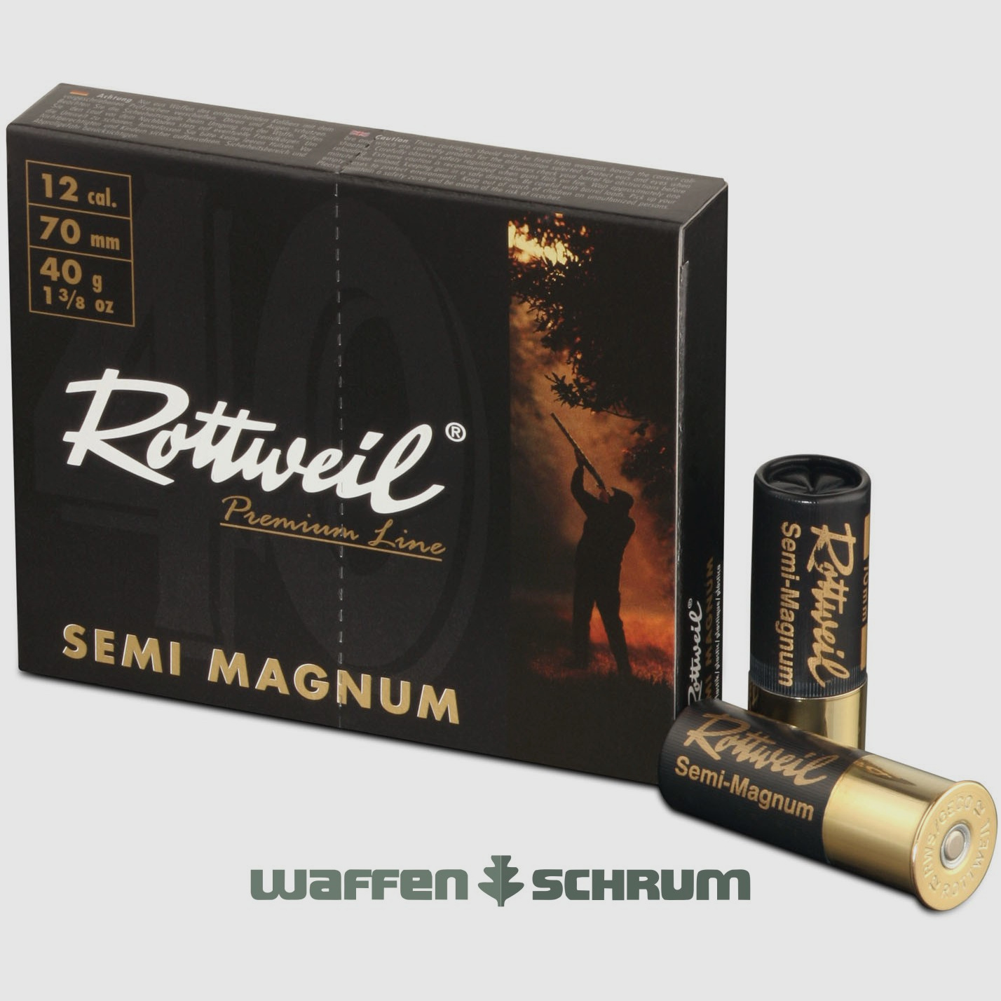 Rottweil 12/70 Waidmannsheil Semi Magnum  3,5mm - 40g