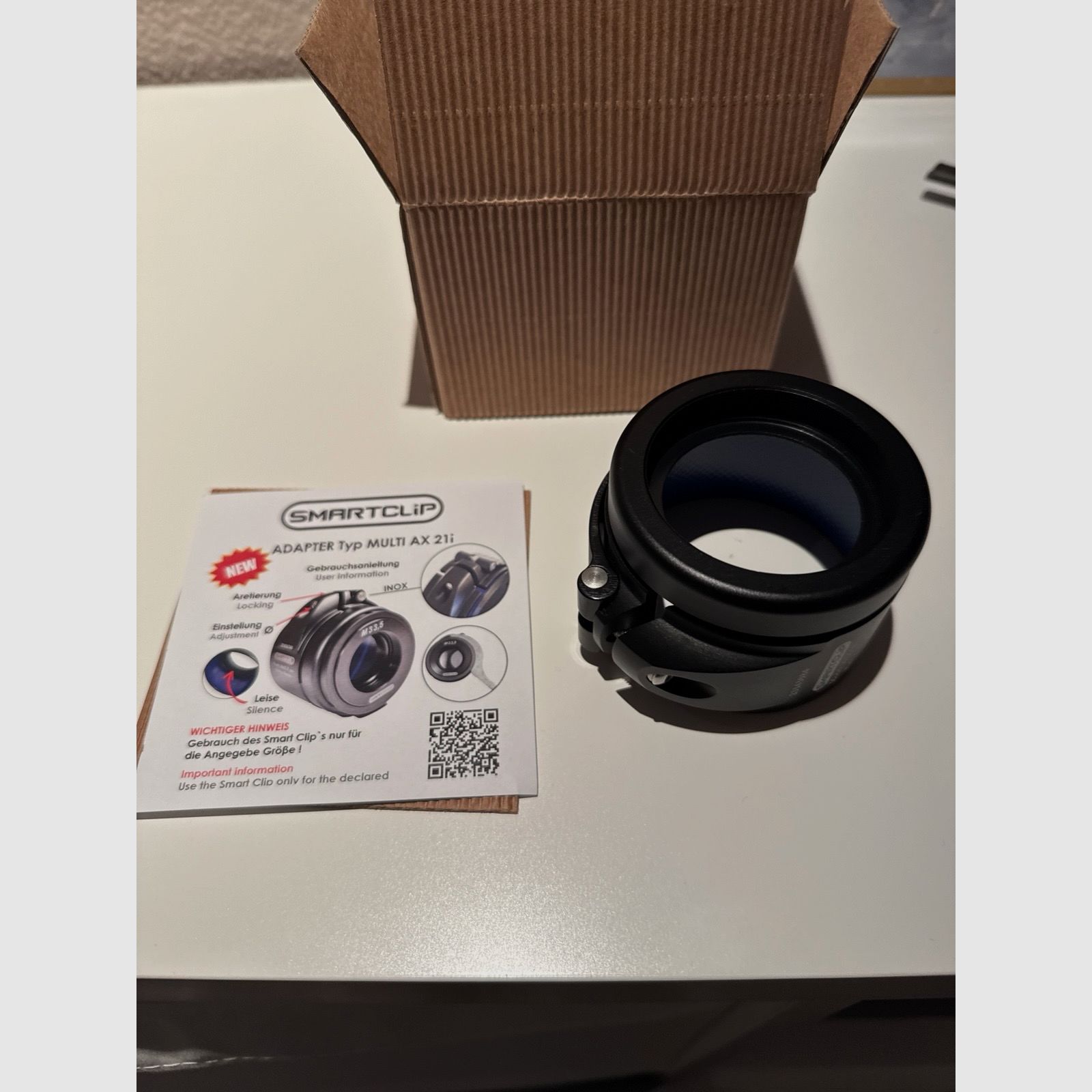 Smartclip AS D62 Klemmadapter 56mm Zielfernrohr