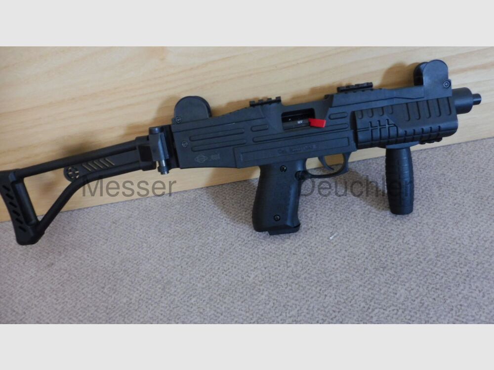 Ekol ASI Schreckschusspistole / Maschinenpistole mit Klappschaft