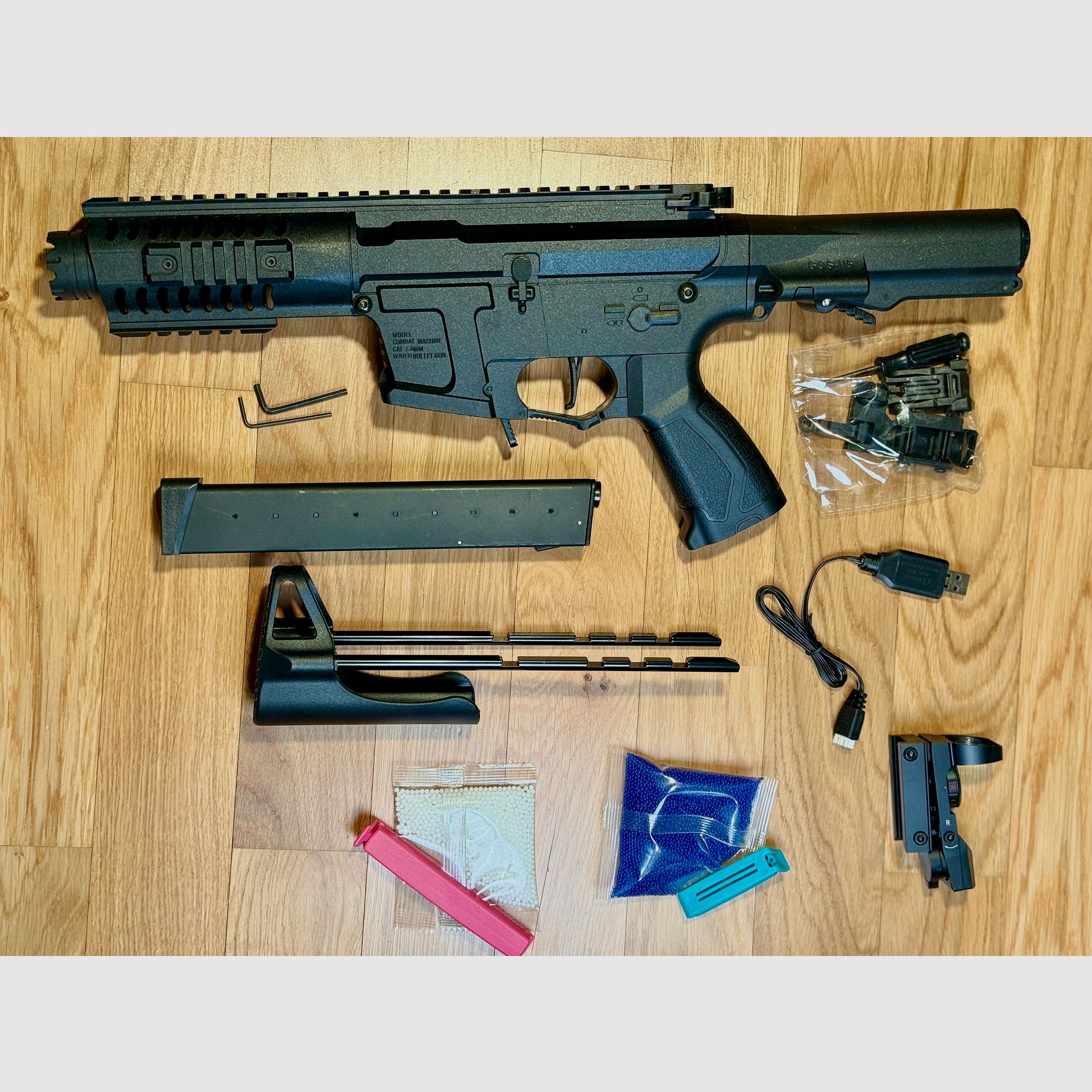 Conjunto completo de Gel Blaster ARP9 – Listo para usar de inmediato – Como nuevo + Paike Red Dot