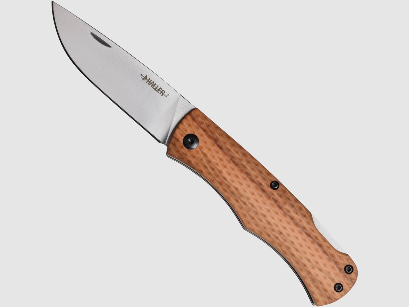 Taschenmesser mit Olivenholz Griff 42a konform legal fhren