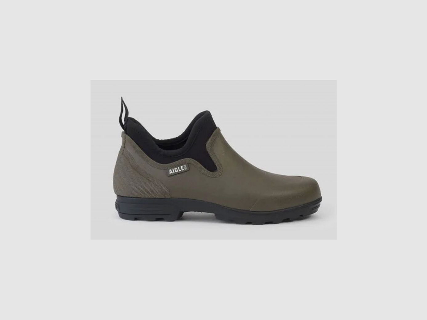 Botines de Dos Materiales Aigle Modelo Lessfor Plus M2 Kaki