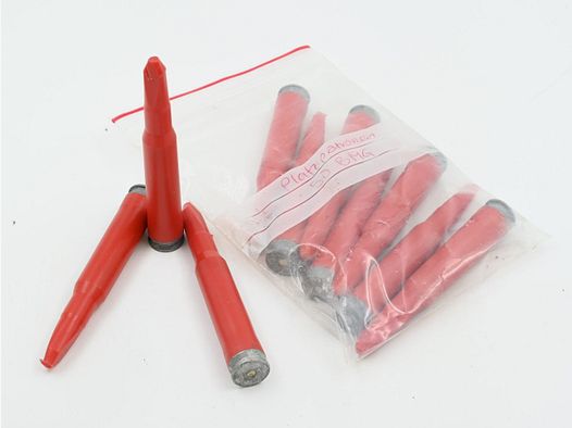 Surplus, 50 BMG Platzpatronen rot, 10 Stk