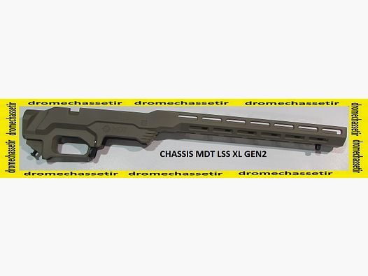 MDT LSS XL GEN 2 Chassis for Tikka T3 short action right-handed, FDE