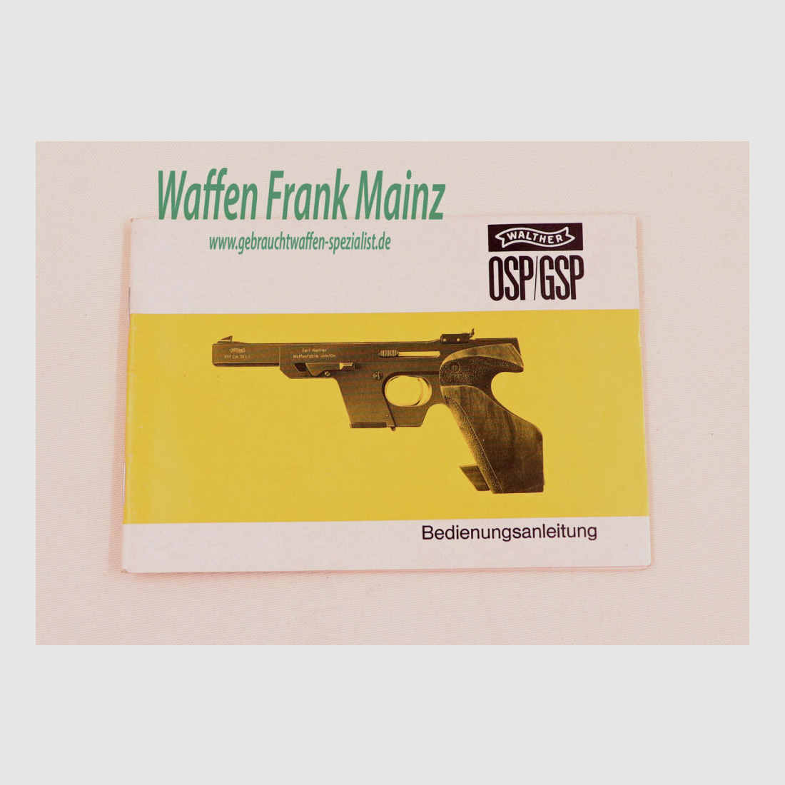 Walther - Ulm Operating Instructions GSP/OSP