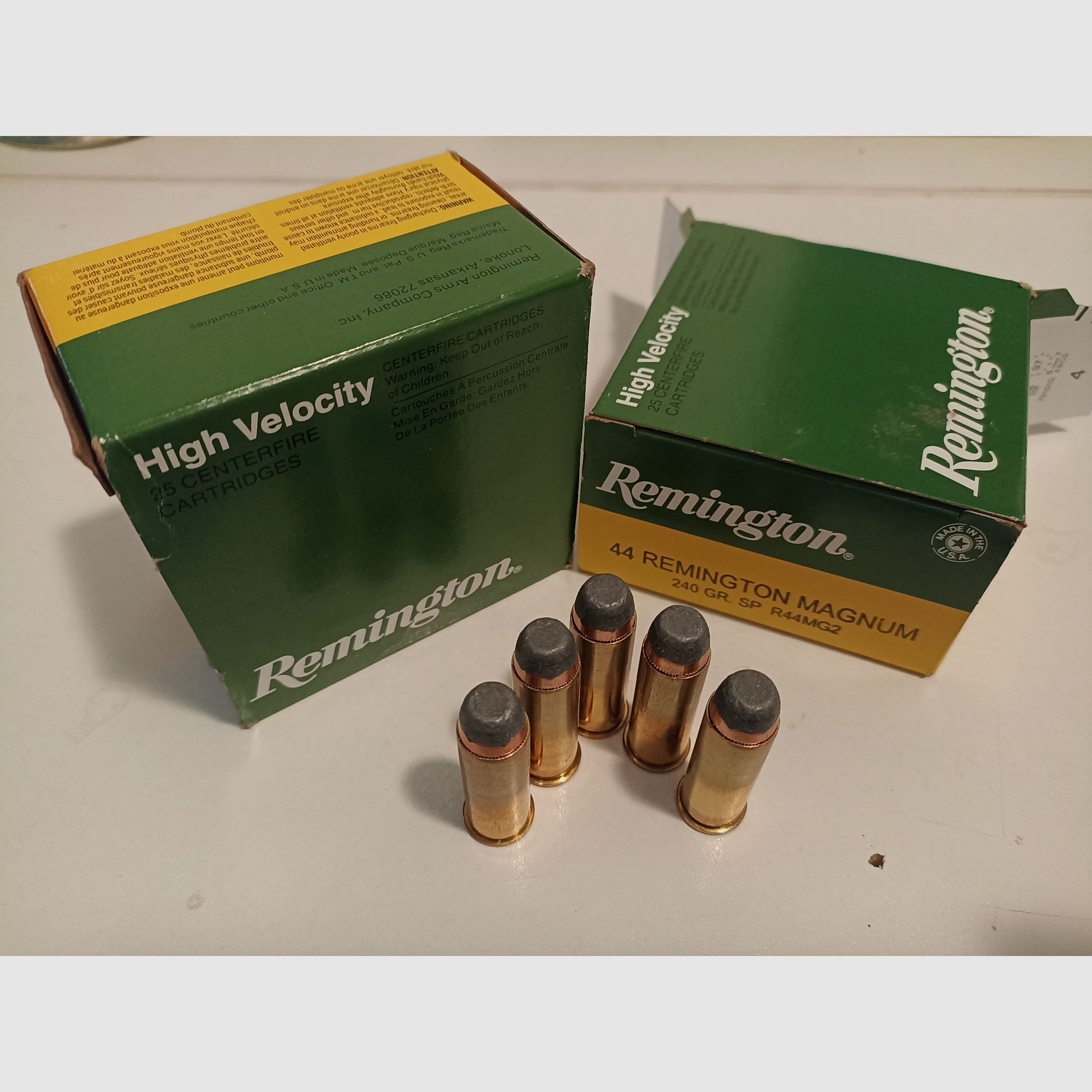 .44 Magnum 240gr. SJSP 650 Schuss Remington