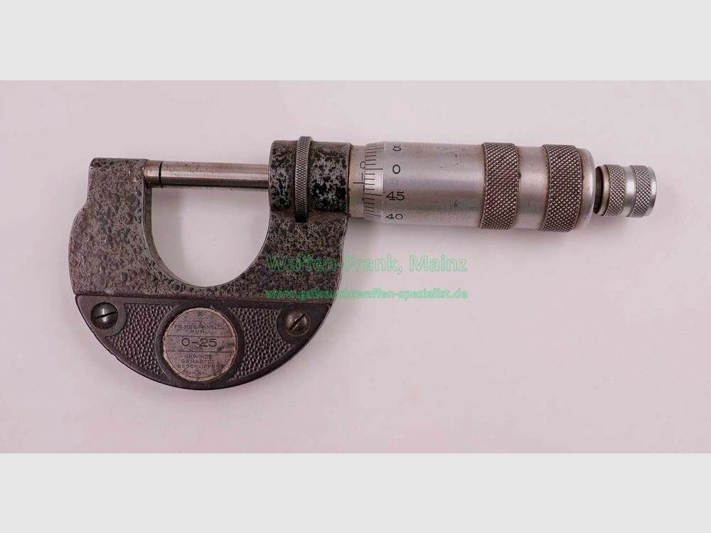 PR. Keilpart & Co., Suhl calibrador de tornillo 0-25mm