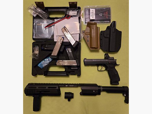 CZ Shadow 2 mit Hera Arms Triari Carbine Kit