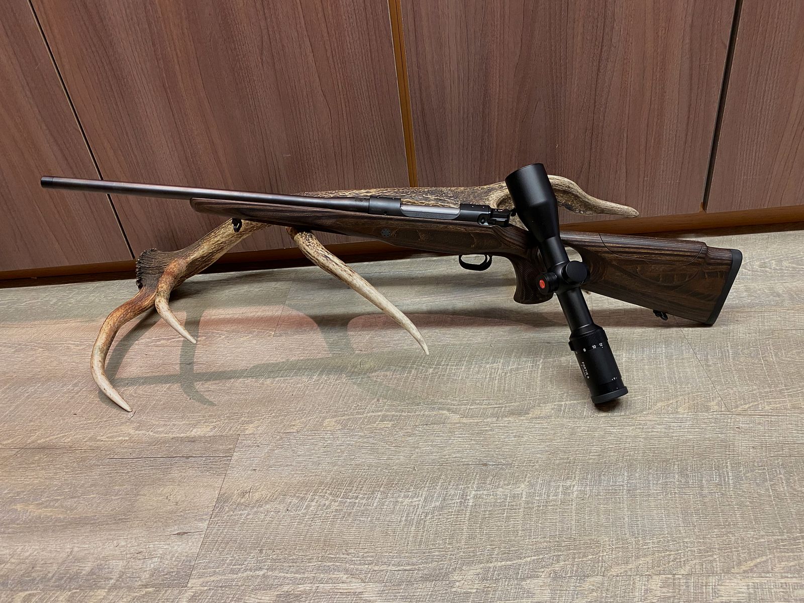 Mauser M12 Big Max, z lunetą Leica Fortis 6 2-12x50 i, bez szyny