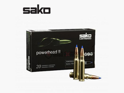 20 patronen SAKO Powerhead II 6.5x55 SE 120 Gr