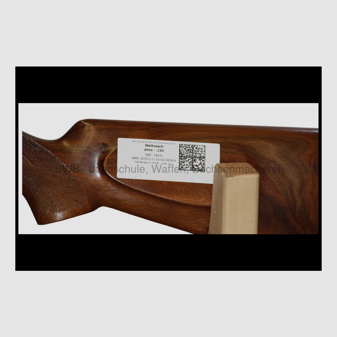 Weihrauch Einzelladerbüchse gepflegt .22lr