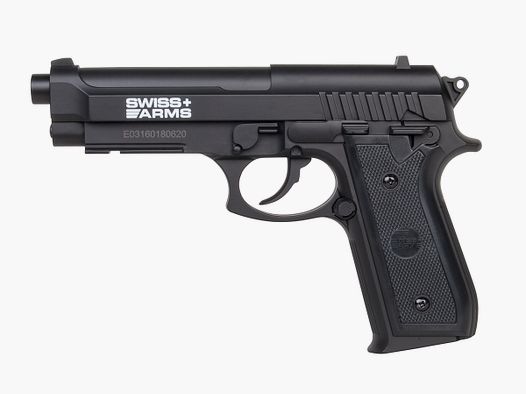 Swiss Arms SA92 Schwarz 4,5mm BB - Druckluft Co2 Non BlowBack